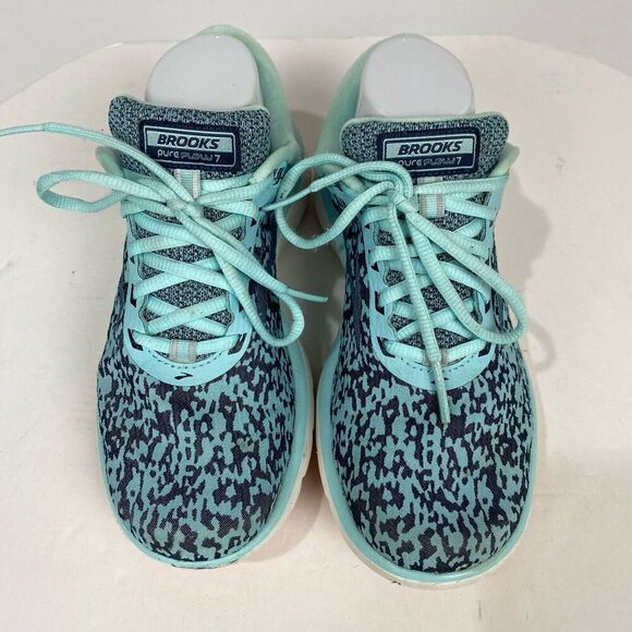 Brooks Pure Flow 7 DNA  Athletic Running Shoes Women's Size 8 Comfy Aqua - Picture 2 of 13